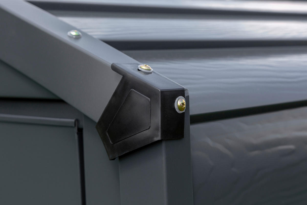 GERÄTEHAUS 295/208/124 cm  - Grau, Basics (295/208/124cm) - Ambia Garden