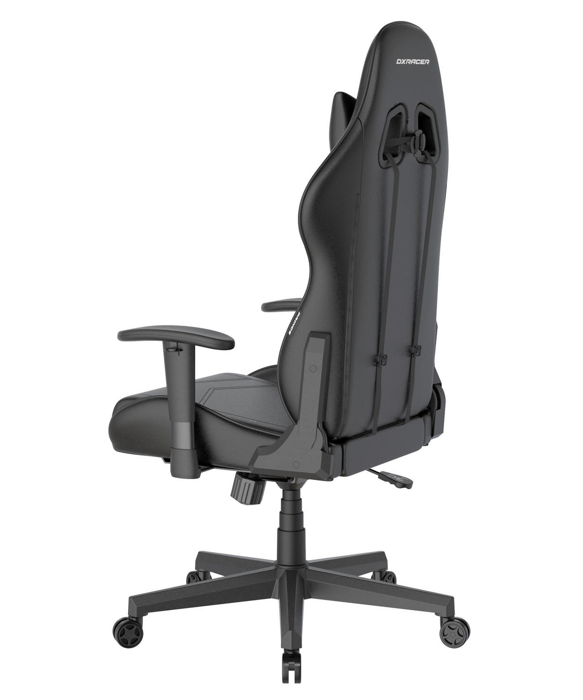 GAMINGSTUHL  in Lederlook Schwarz  - Schwarz, KONVENTIONELL, Kunststoff/Textil (70/132/70cm) - Dxracer
