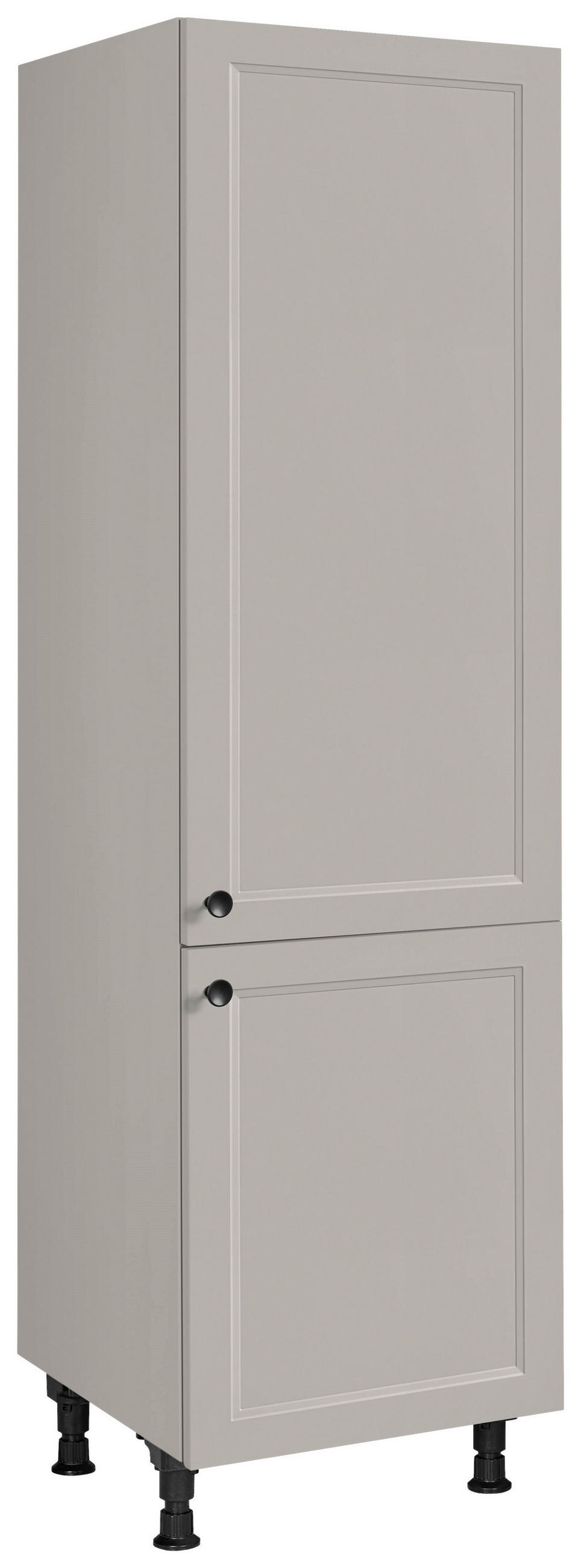 GERÄTEUMBAUSCHRANK 60/216,6/58 cm  in Grau  - Edelstahlfarben/Grau, MODERN, Holzwerkstoff/Metall (60/216,6/58cm) - Nobilia