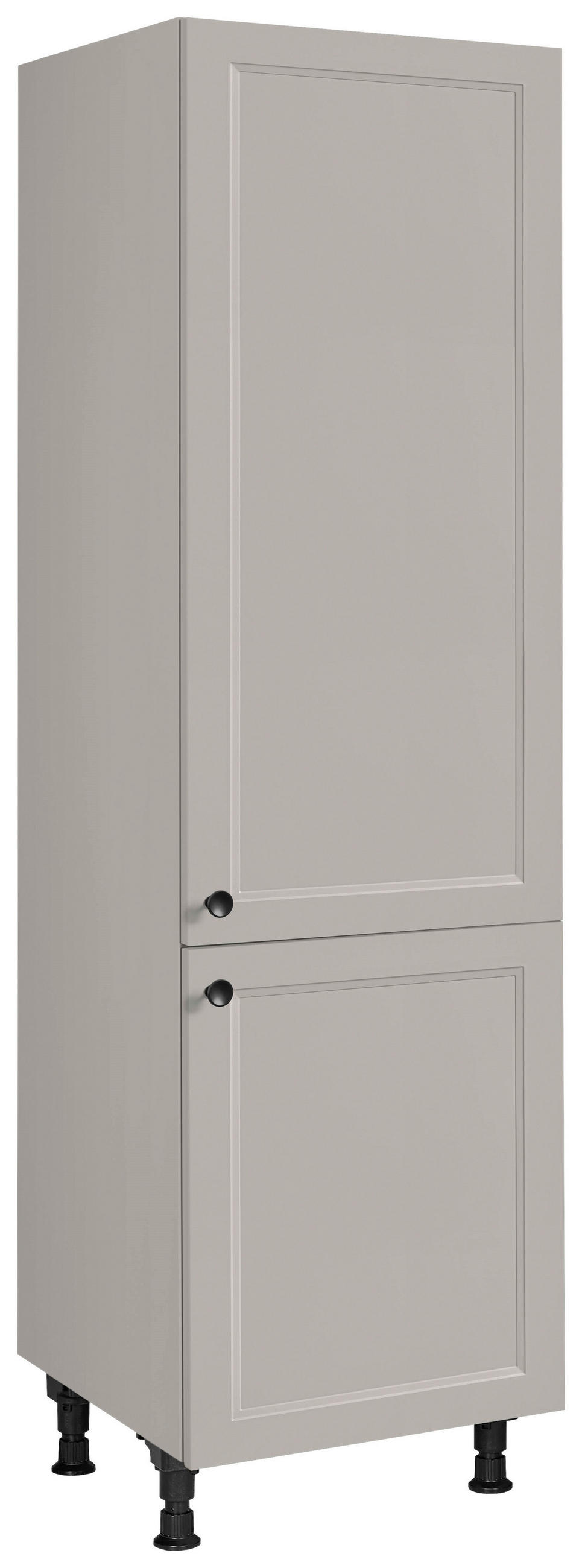 GERÄTEUMBAUSCHRANK 60/216,6/58 cm  in Grau  - Edelstahlfarben/Grau, MODERN, Holzwerkstoff/Metall (60/216,6/58cm) - Nobilia