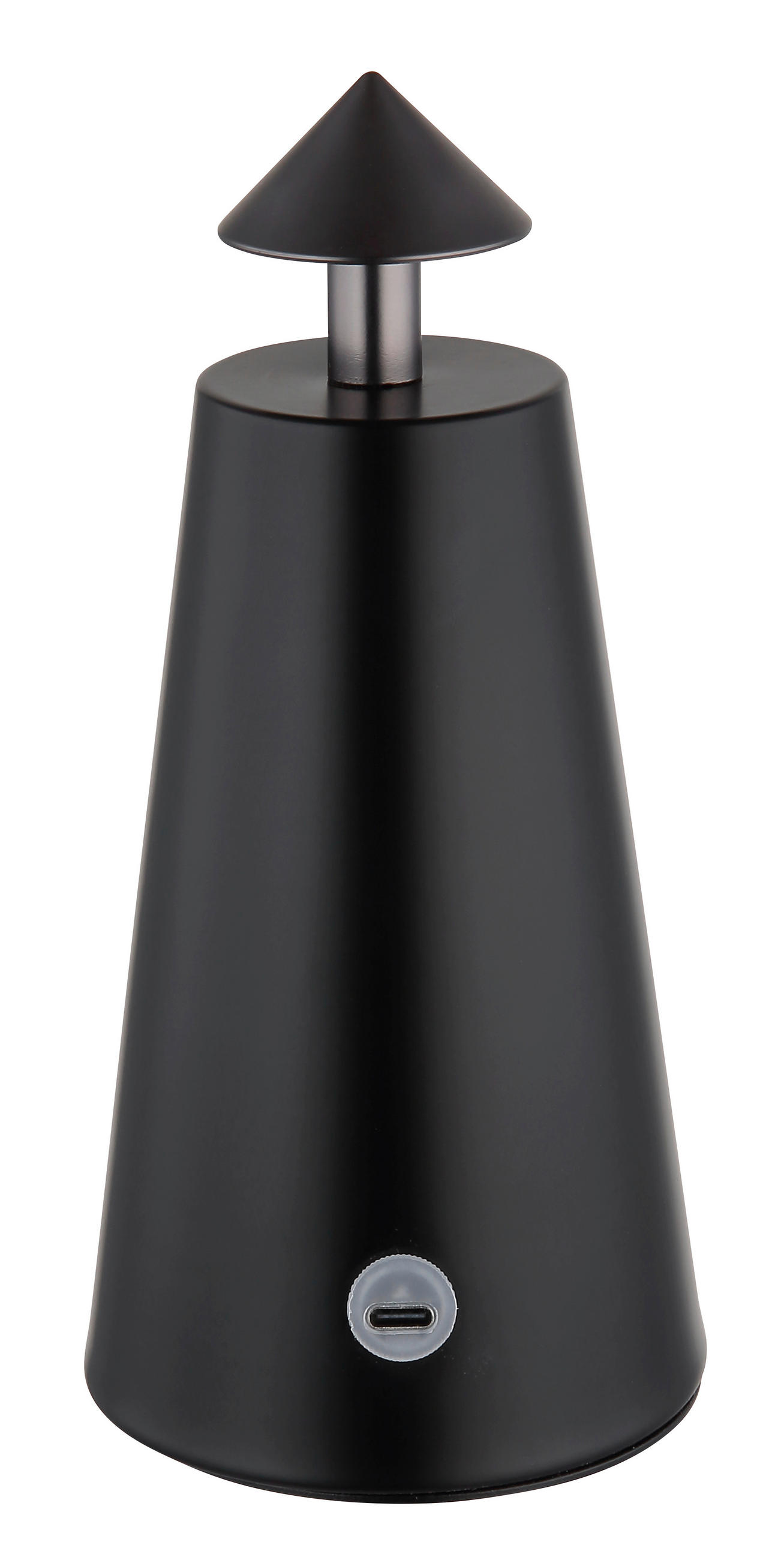 STOLNÍ LAMPA NA BATERIE, dotykový stmívač, 9/19 cm  - bílá/černá, Design, kov/plast (9/19cm) - Globo