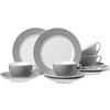 KAFFEESET 12-teilig  - Hellgrau, Basics, Keramik (33/30/27cm) - Ritzenhoff Breker