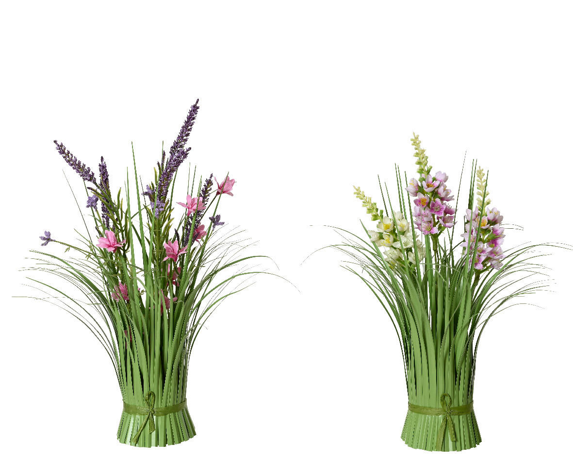 GRASBÜNDEL - Grün, LIFESTYLE, Kunststoff (13/13,00/30,00cm)