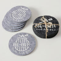 SADA PODLOŽEK - světle šedá/tmavě šedá, Basics, textil (10cm)