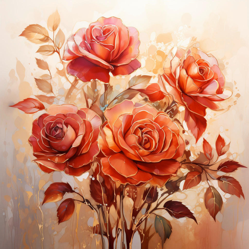 MALBA NA PLÁTNĚ, květiny, 30/30 cm