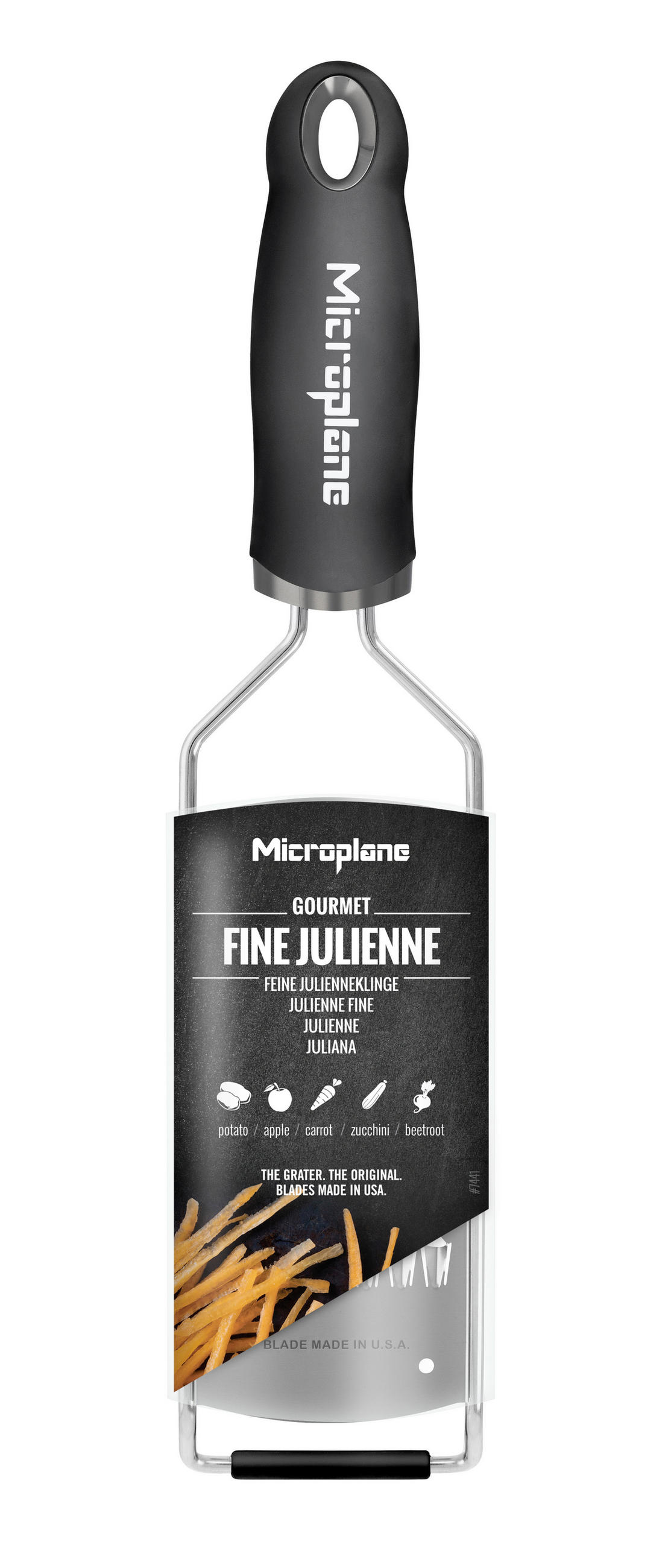 RENDE - crna, Osnovno, metal/plastika (31,5/7,8/3cm) - MICROPLANE