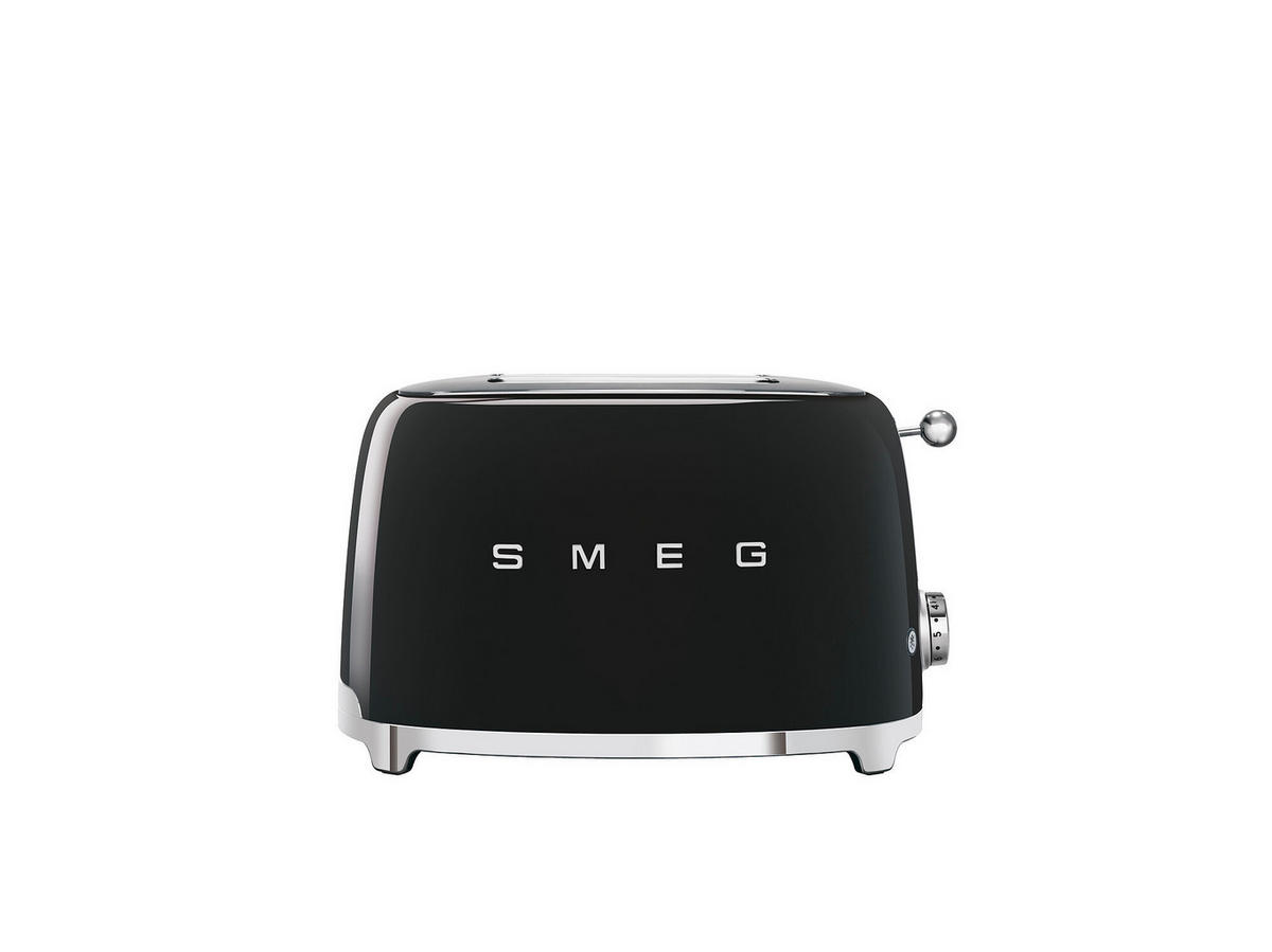 TOASTER 50`s Style  - Schwarz, Basics, Metall (31/19,8/19,5cm) - SMEG