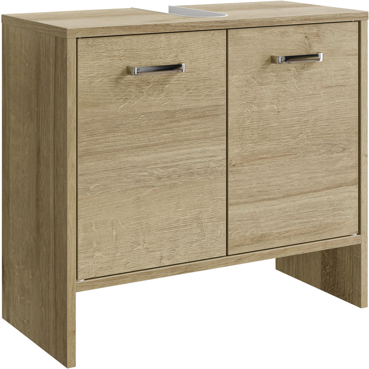 WASCHBECKENUNTERSCHRANK 60,6/54,3/28,4 cm  - Chromfarben/Eichefarben, Basics, Holzwerkstoff (60,6/54,3/28,4cm) - Pelipal