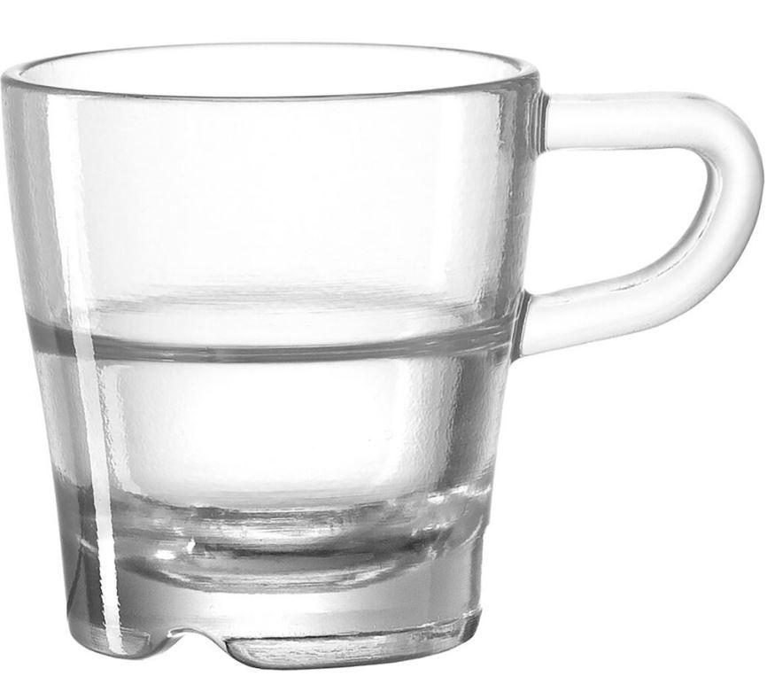 TASSENSET Senso 6-teilig  - Transparent, Basics, Glas (0,04l) - Leonardo
