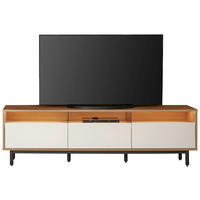 LOWBOARD  in 190/55/45 cm  - Graphitfarben/Weiß, Design, Glas/Holz (190/55/45cm) - home24
