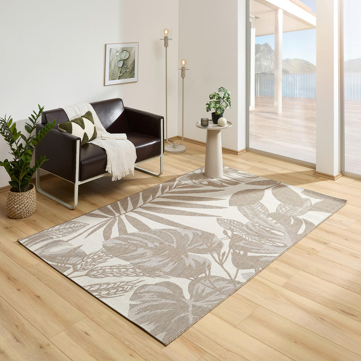 OUTDOORTEPPICH 80/150 cm Beige  - Beige, Trend, Textil (80/150cm) - Novel