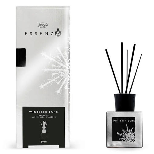 DIŠAVA ZA PROSTOR  - srebrne barve, Basics, steklo (50ml) - Essenza