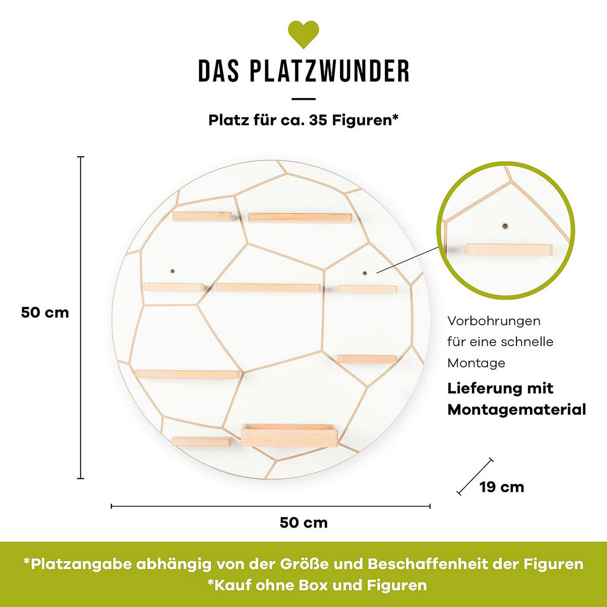 KINDERREGAL Weiß  - Weiß, MODERN, Holzwerkstoff (50/50/19cm) - MID.YOU