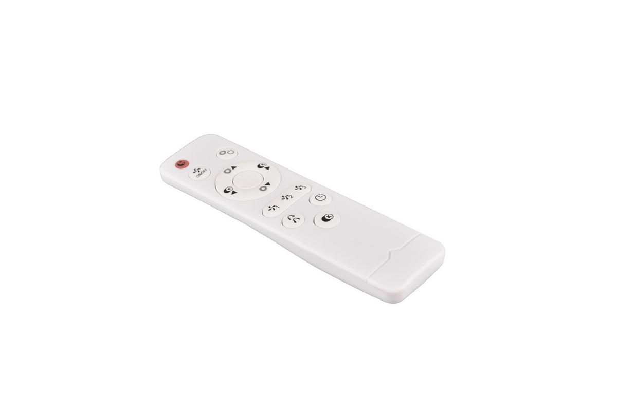 STROPNÝ VENTILÁTOR, 58/20 cm  - priehľadné/čierna, Basics, plast (58/20cm) - Mican