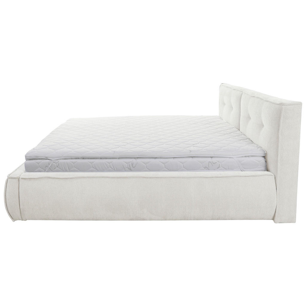 Thumbnail - Livetastic Polsterbett, Beige, Metall, Kiefer, Hartholz, 7-Zonen, 160x200 cm, nicht verstellbar, alternative Größen erhä...