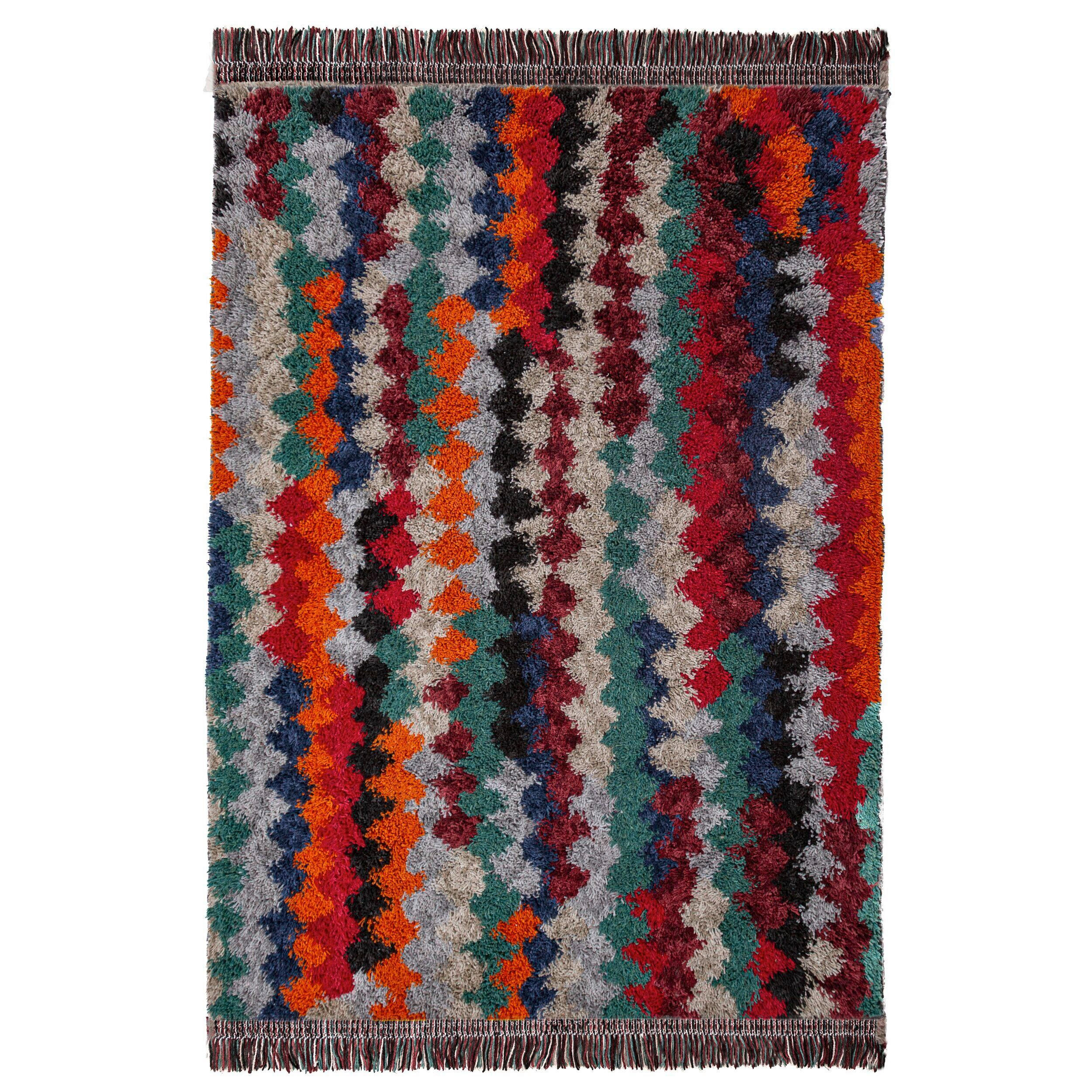 HOCHFLORTEPPICH 133/190 cm Multicolor rechteckig  - Multicolor, Basics, Kunststoff/Textil (133/190cm) - Flair Rugs