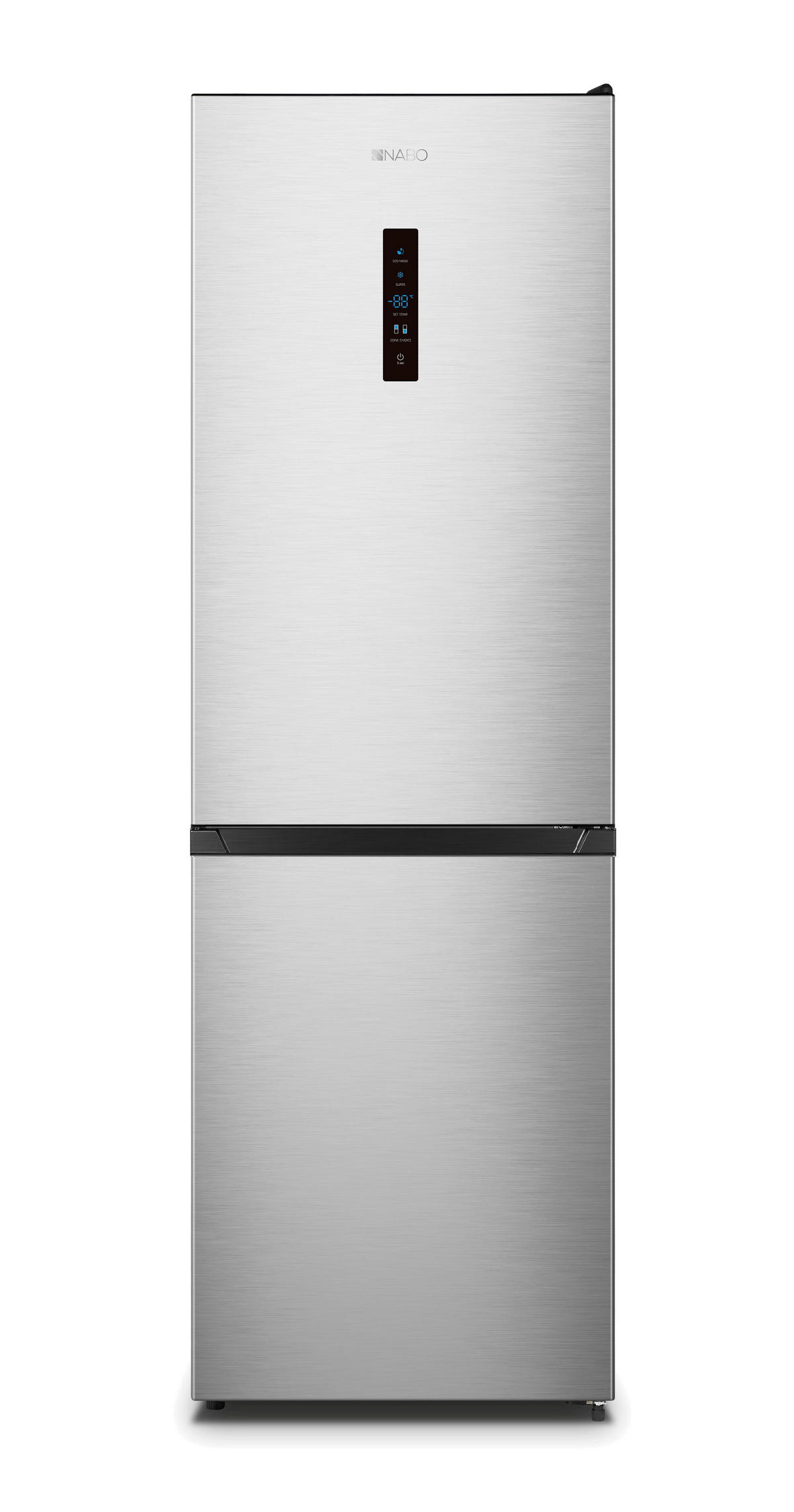 KÜHL-GEFRIER-KOMBINATION KGN 3242  - Edelstahlfarben, Basics, Metall (59,5/187/56cm) - Nabo
