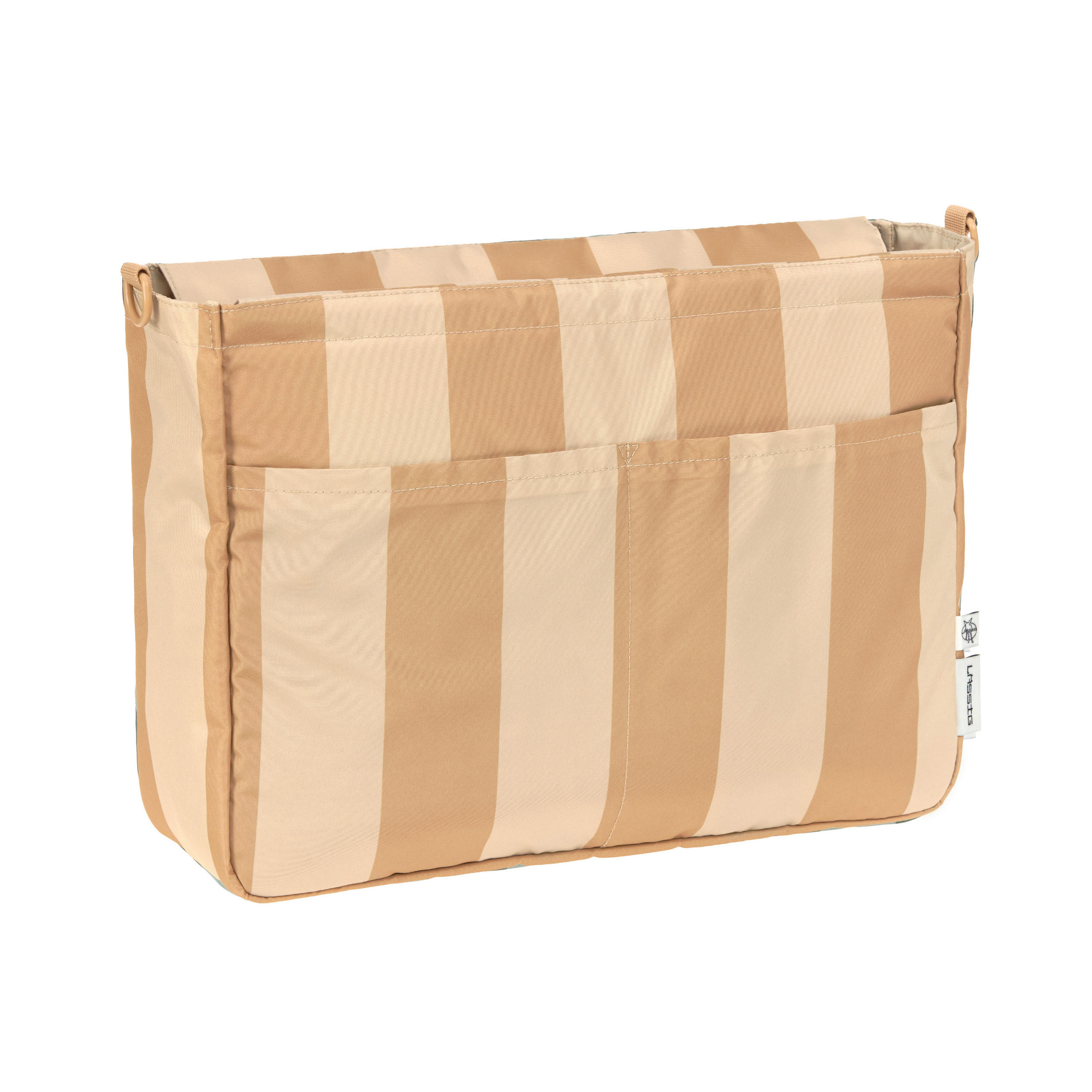 Lässig Wickeltasche Mix Multi Bag Beige, Hellbraun 12x30x40 cm