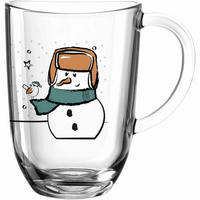 ŠÁLKA SILENZIO   250,00 ml  - viacfarebná, Lifestyle, sklo (11,50/11,70/8,20cm) - Leonardo