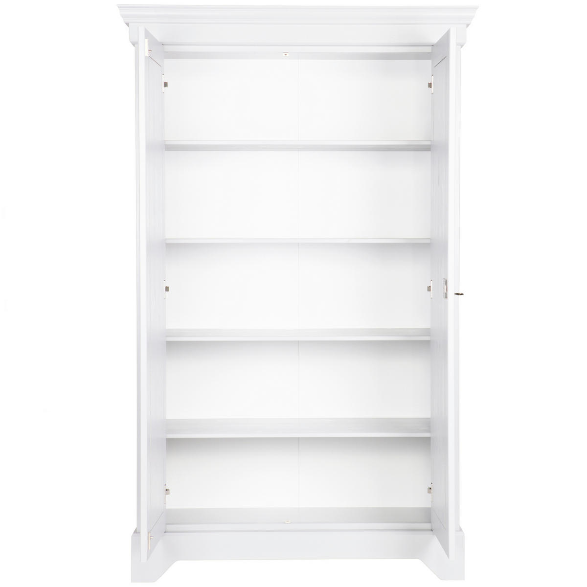 KOMMODE Isabel, 118/191/47 cm,  - Weiß, Design, Holz/Metall (118/191/47cm) - Livetastic