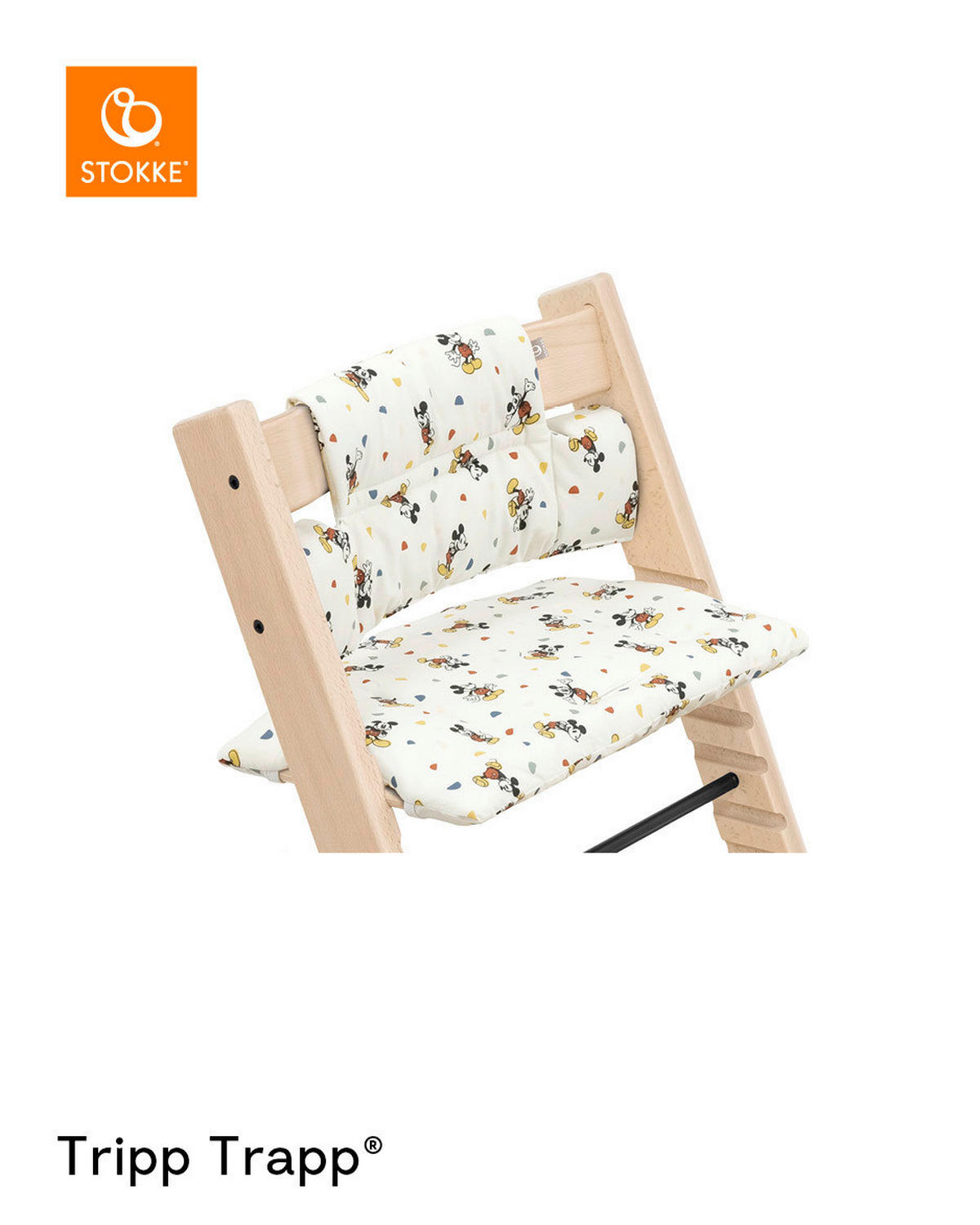 ULOŽAK ZA HRANILICU  Tripp Trapp  - bijela/višebojno, Basics, tekstil (28/21/7cm) - Stokke