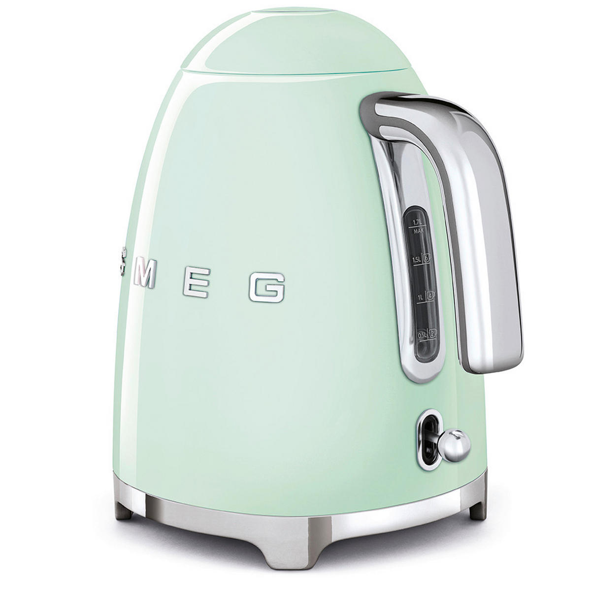 KUHALO ZA VODU  - pastelno zelena, Basics, metal (22.3/24.8/17.1cm) - SMEG