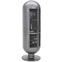 BARSCHRANK in Grau  - Grau, LIFESTYLE, Holz/Metall (60/190/60cm) - Landscape