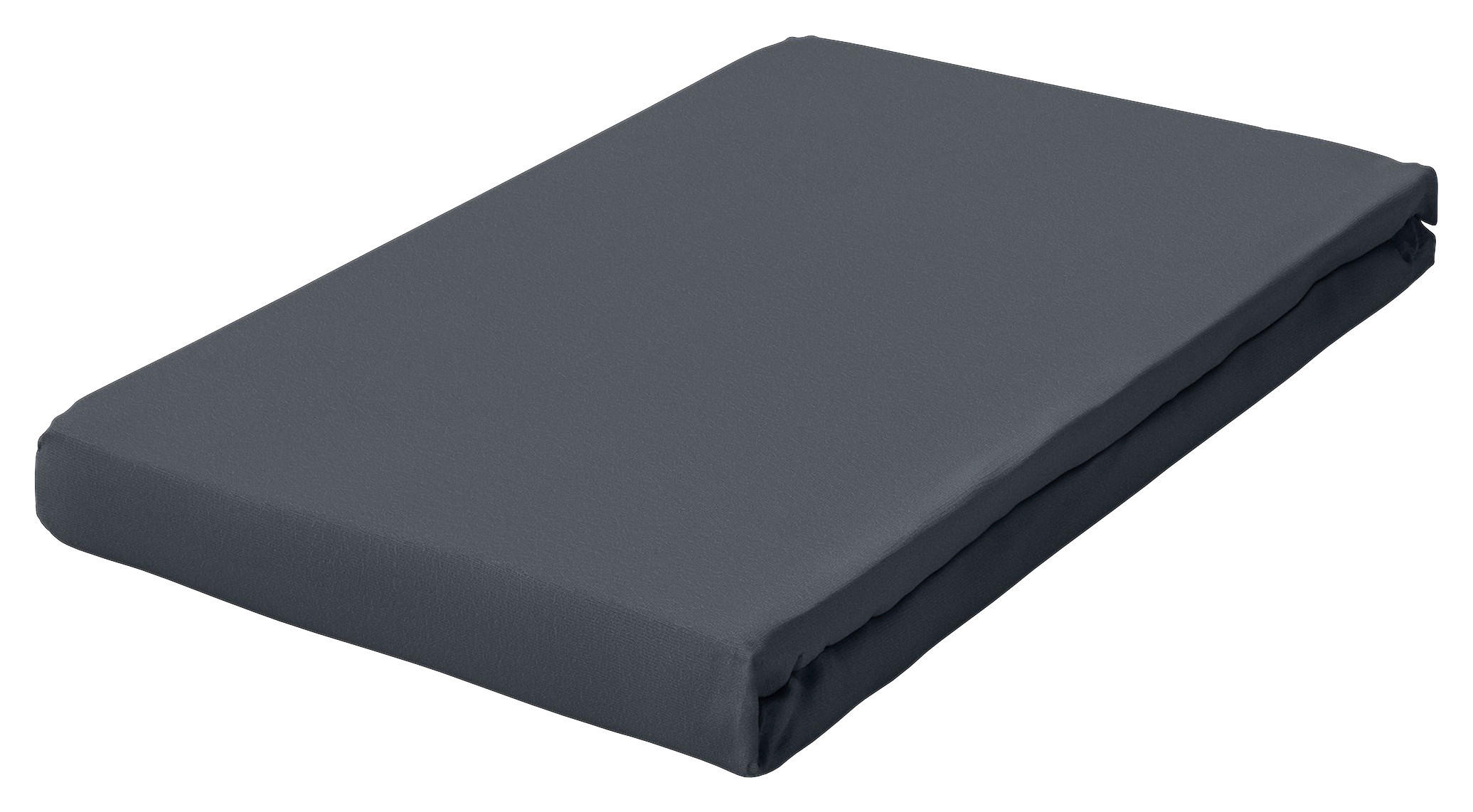 Schlafgut Boxspring-Spannleintuch Pure Dunkelgrau 90-100x190-220 cm