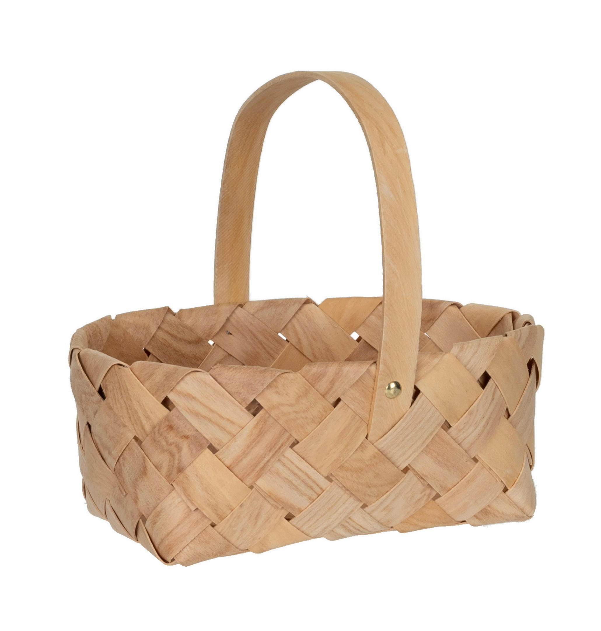 KOŠARICA ZA SHRANJEVANJE - naravne barve, Trend, les (24/17/23cm) - Ambia Home