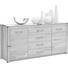 SIDEBOARD Wildeiche furniert, massiv geölt Eichefarben - Eichefarben/Alufarben, Design, Holz/Metall (163/78/40cm) - Landscape SIDEBOARD Wildeiche furniert, massiv geölt Eichefarben - Eichefarben/Alufarben, Design, Holz/Metall (163/78/40cm) - Landscape