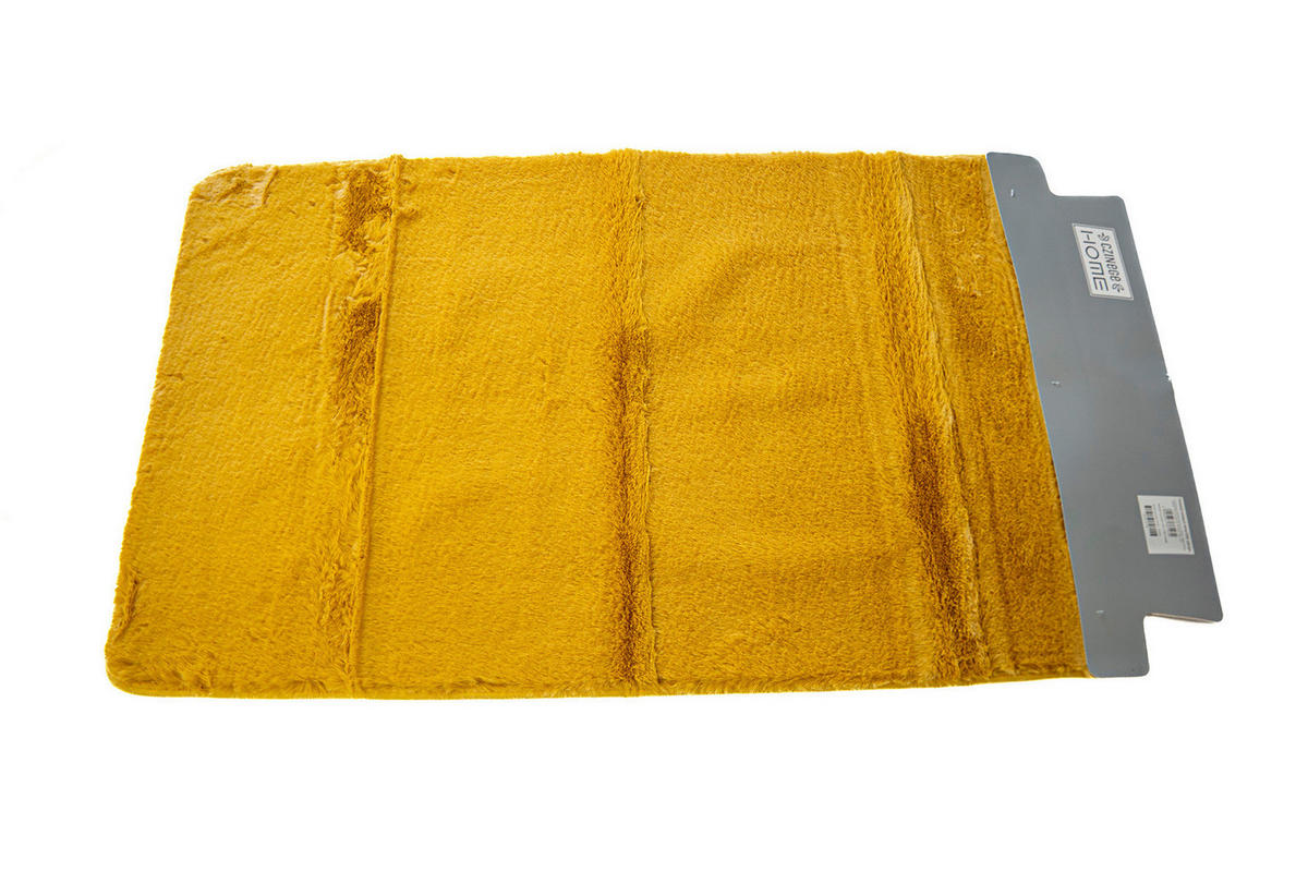 FÜRDŐSZOBASZŐNYEG   sárga   - sárga, Basics, textil (70/2/120cm)