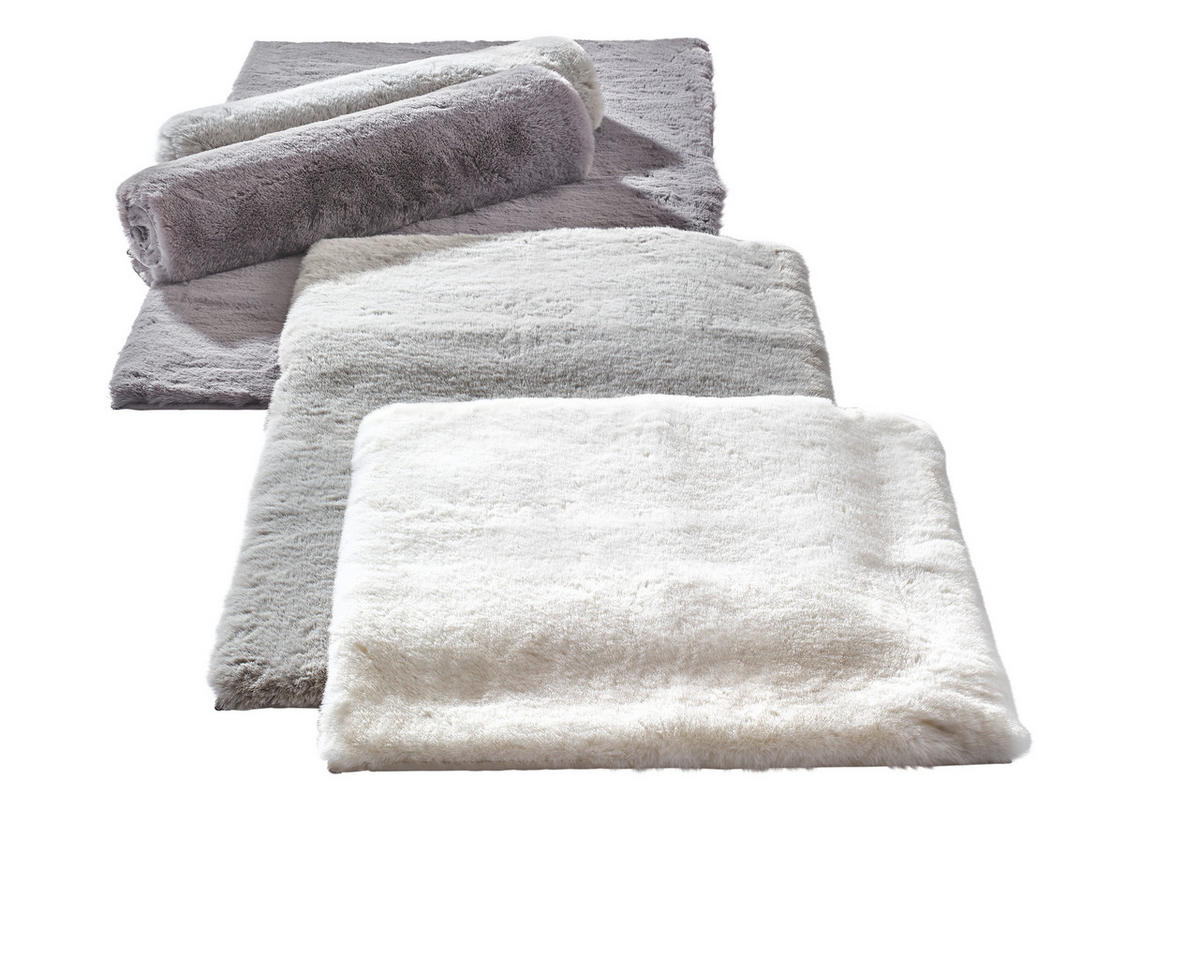 KUPATILSKA PROSTIRKA SECCO  bela 60/60 cm  - bela, Dizajnerski, tekstil/plastika (60/60cm) - Esposa
