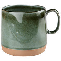 ŠOLJA ZA KAFU    530 ml      - maslinasto zelena, Trendi, keramika (9,5/9,5cm) - Landscape