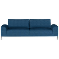 SCHLAFSOFA in Cord Royalblau  - Royalblau/Schwarz, Design, Textil/Metall (250/89/105cm) - Welnova
