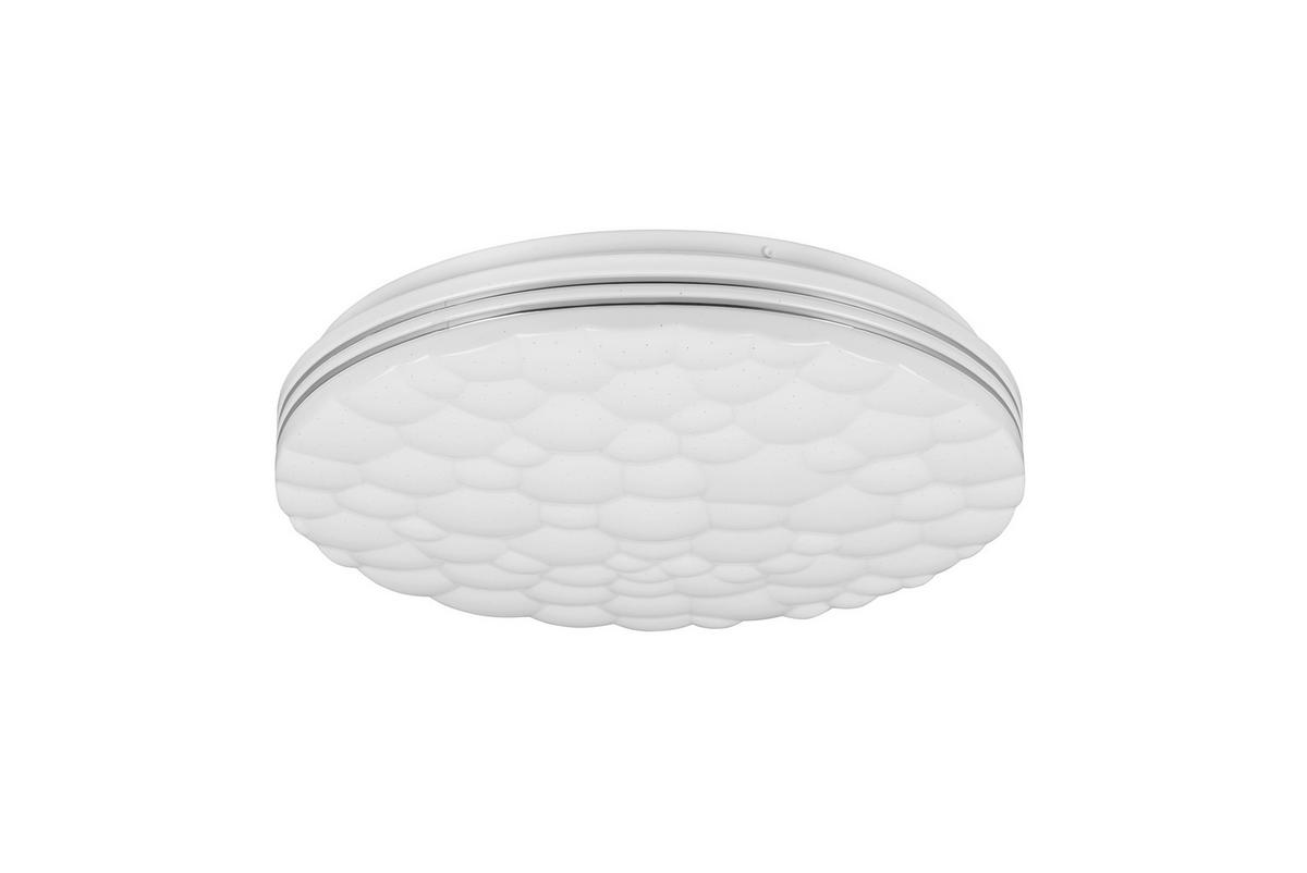 LED-DECKENLEUCHTE Tiger 38/7 cm   - Weiß, Basics, Kunststoff (38/7cm)