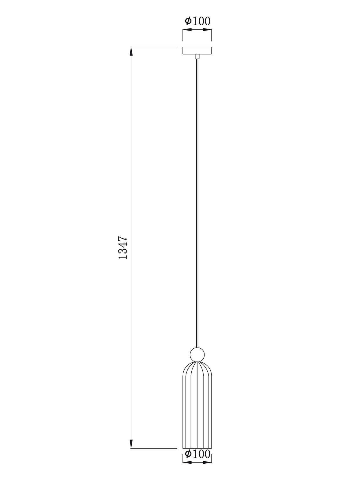 HÄNGELEUCHTE 10/134,7 cm    - Bernsteinfarben, Trend, Glas/Metall (10/134,7cm) - Novel