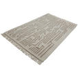 HANDWEBTEPPICH 130/190 cm Beige  - Beige, Design, Textil (130/190cm) - Linea Natura