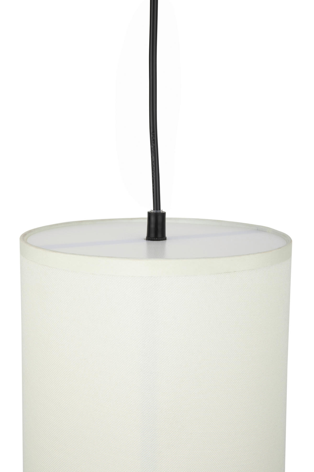 HÄNGELEUCHTE 18/120 cm   - Weiß, Design, Kunststoff/Textil (18/120cm) - Collet's Monde