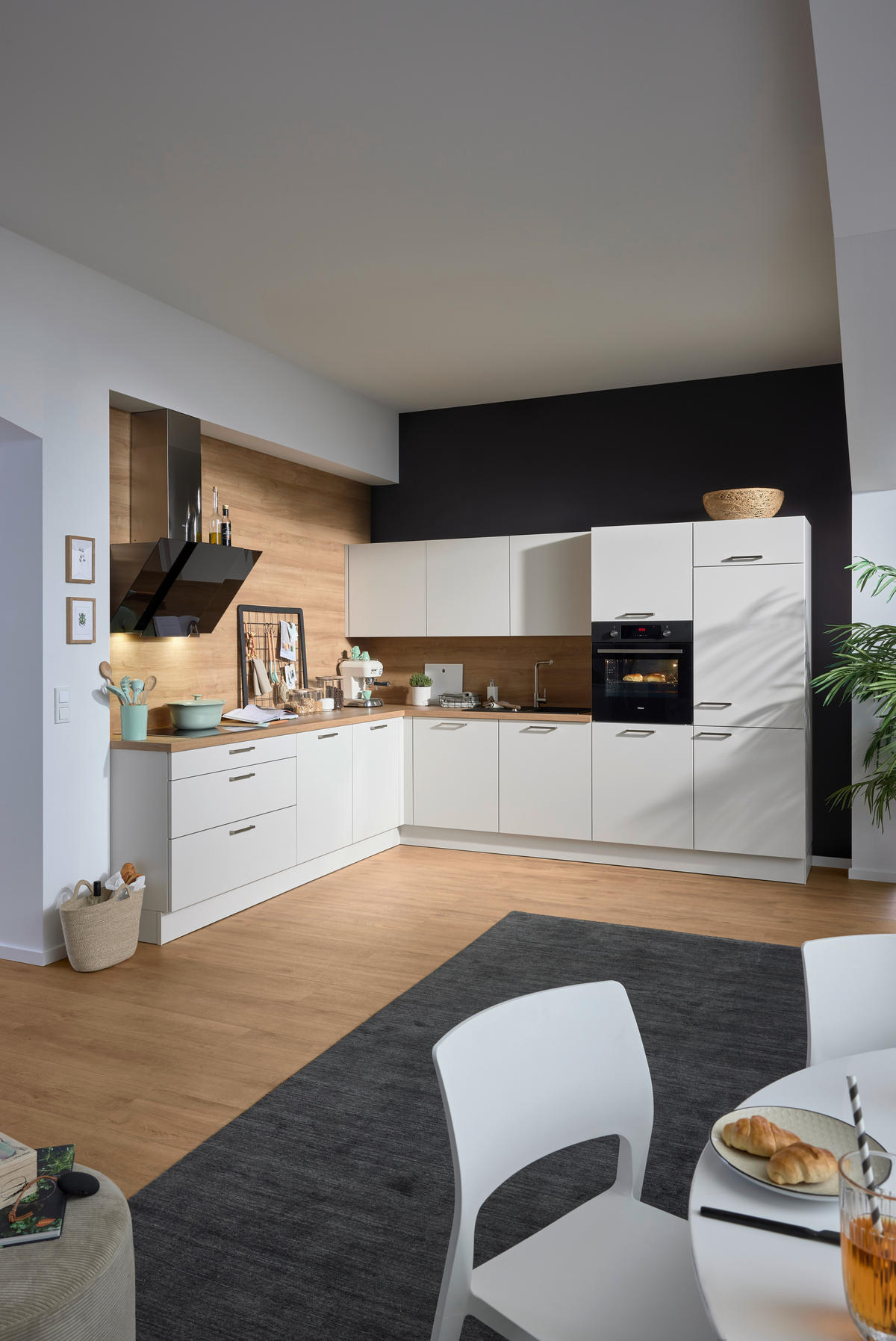 EINBAUKÜCHE  - Design, Holzwerkstoff - Novel