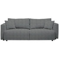SCHLAFSOFA Cord Grau  - Schwarz/Grau, Design, Kunststoff/Textil (250/92/105cm) - Carryhome