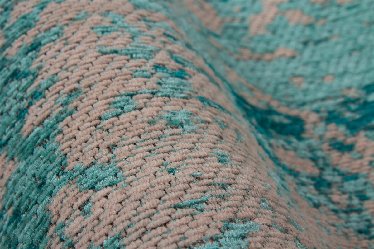 FLACHWEBETEPPICH 120/170 cm Nostalgia 285 Türkis Türkis  - Türkis, KONVENTIONELL, Textil (120/170cm)
