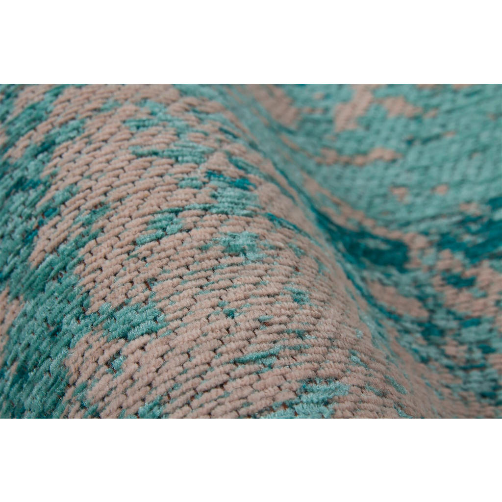 Thumbnail - Kayoom Flachwebeteppich Nostalgia 285 Türkis, Türkis, Textil, Vintage, rechteckig, 120x170 cm, pflegeleicht, Teppiche & ...