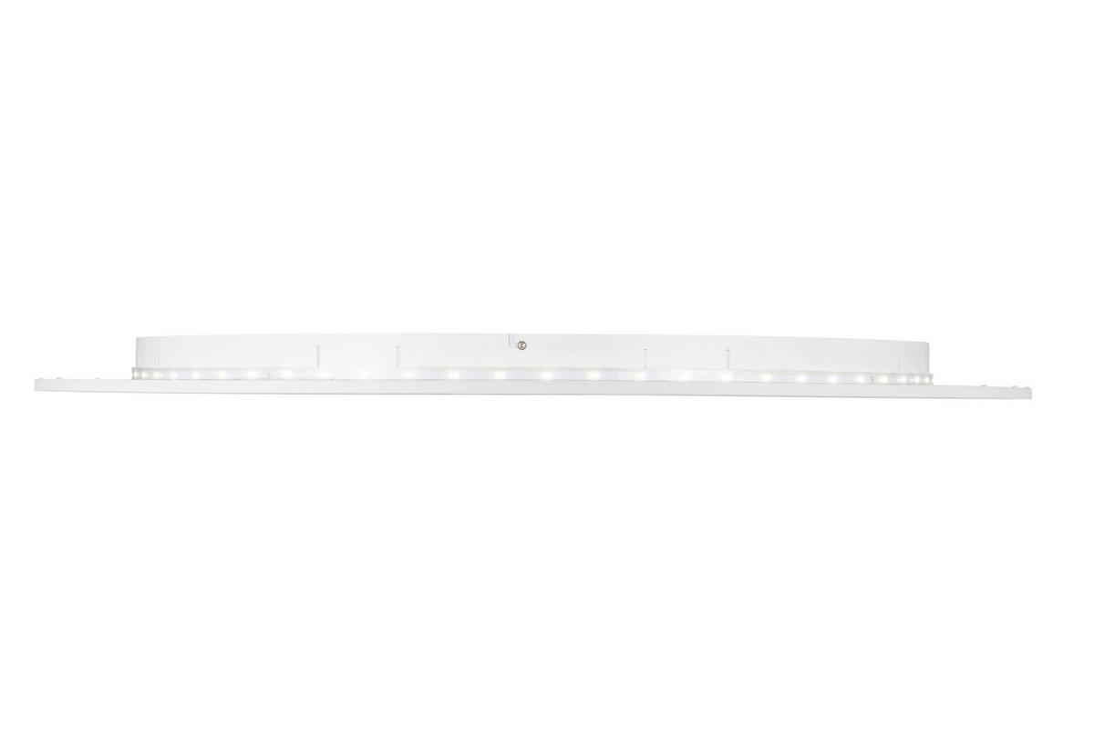 LED-DECKENLEUCHTE Meissa 100/5,2 cm  - Weiß, Basics, Kunststoff/Metall (100/5,2cm) - Novel