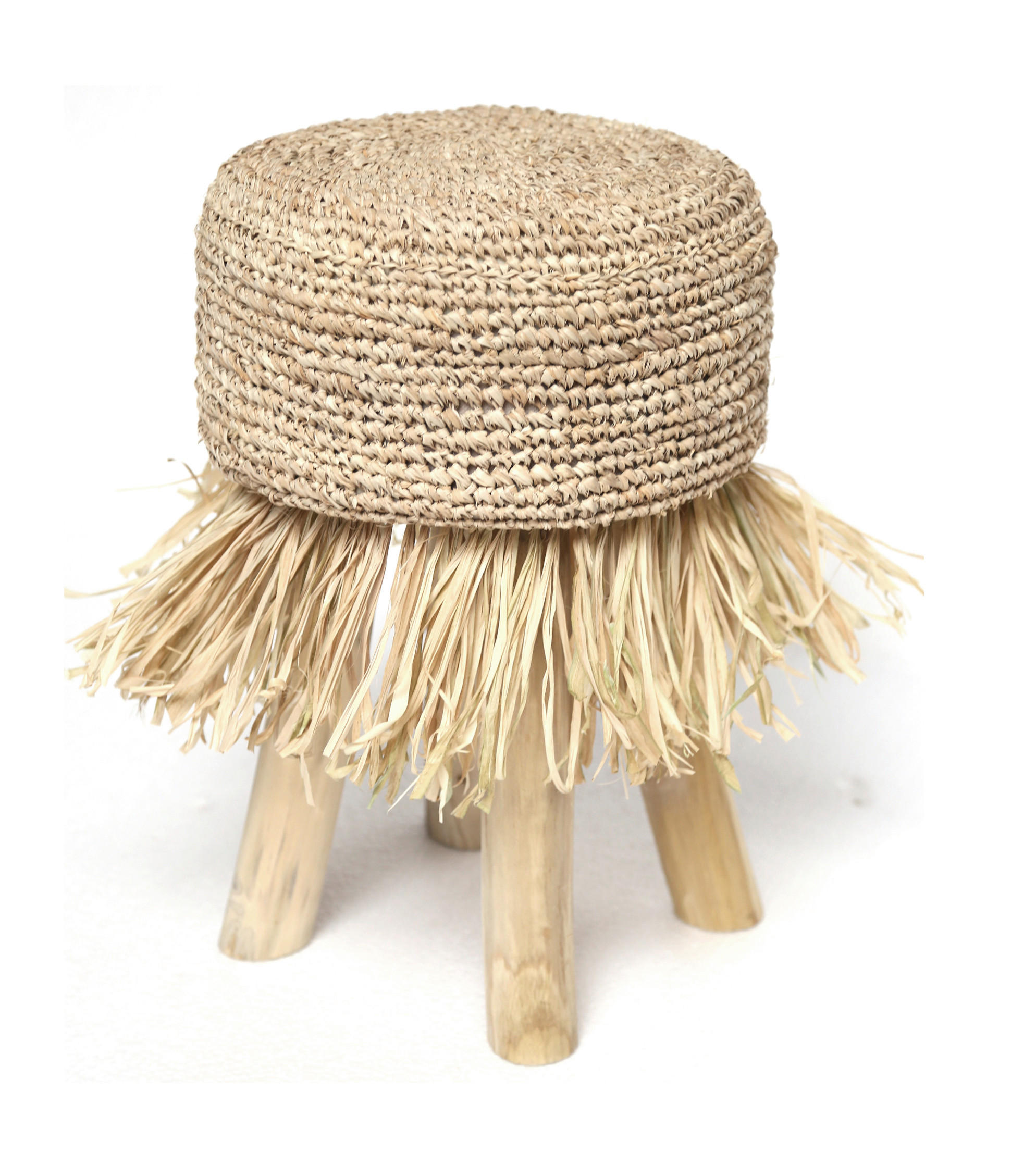 HOCKER Recyclingholz, Teakholz Naturfarben  - Naturfarben, LIFESTYLE, Naturmaterialien/Holz (30/45/30cm) - Landscape