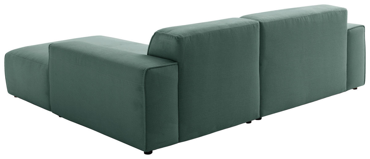 Freisteller von Pure Home Lifestyle ECKSOFA Grün Cord.