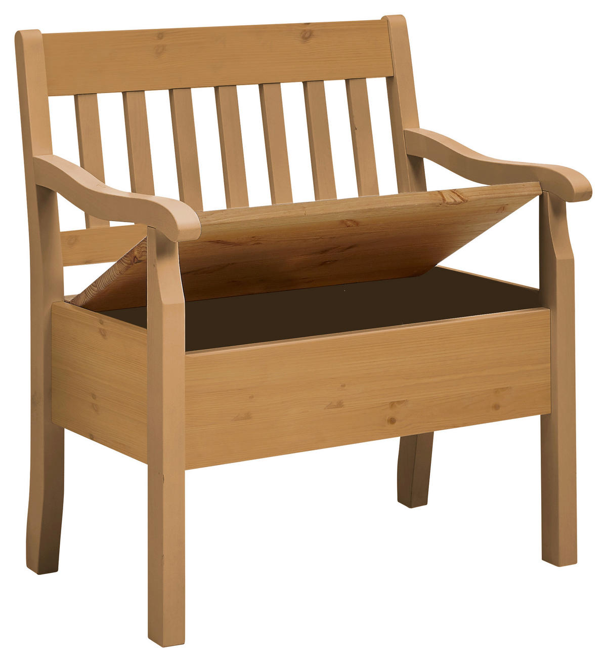 SITZBANK 83/93/58 cm Laugenfarbig Kiefer massiv  - Laugenfarbig, ROMANTIK / LANDHAUS, Holz (83/93/58cm) - Boxxx