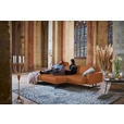 ECKSOFA in Echtleder Cognac  - Cognac/Anthrazit, KONVENTIONELL, Leder/Metall (182/324cm) - Ambiente