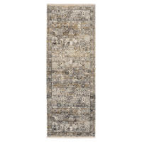 LÄUFER 80/250 cm Toulon Grau, Goldfarben  - Goldfarben/Grau, LIFESTYLE, Textil (80/250cm) - Dieter Knoll