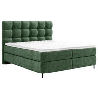 BOXSPRING KREVET    180/200 cm  - zelena/crna, Trend, tekstil/metal (180/200cm) - Esposa