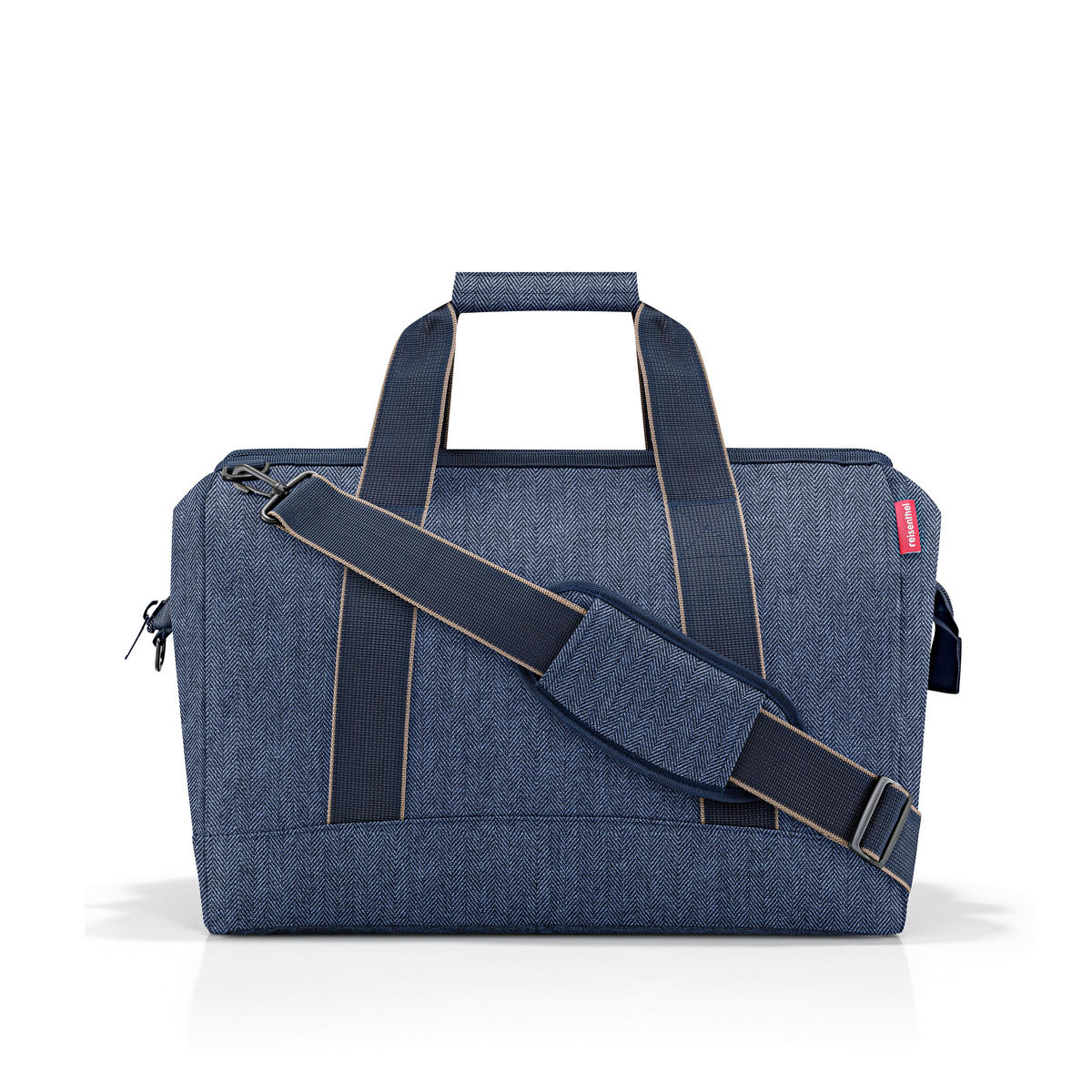 REISETASCHE Rhombus Dark Blue  - Dunkelblau, Basics, Textil (48/39,5/29cm) - Reisenthel